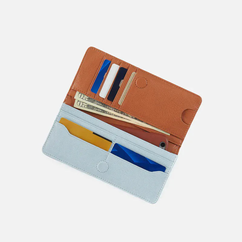 Hobo Hutton Large Wallet In Micrograin Leather - Little Miss Muffin Children & Home