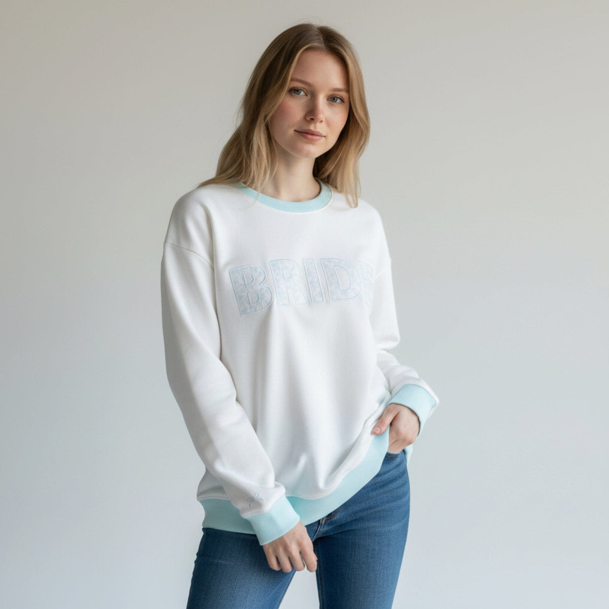 The Darling Effect Bride Oversized Crew - Little Miss Muffin Children & Home