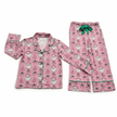 Lulu Bebe Alex Santa Button Down Long Sleeve PJs - Little Miss Muffin Children & Home