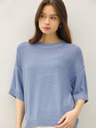 Be Cool Oversize Cut Sweater Top with Raw Edge - Little Miss Muffin Children & Home