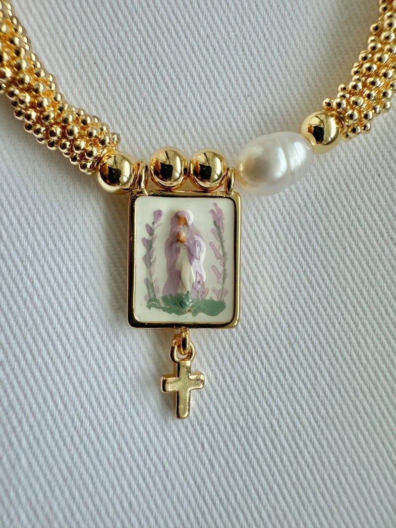 Harleigh Leonards Designs Our Lady in Lavender Bracelet - Little Miss Muffin Children & Home