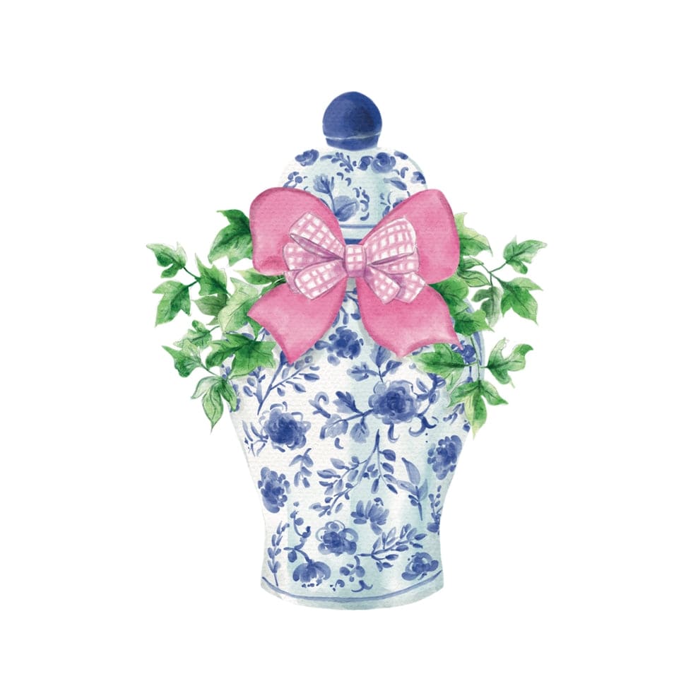Front Porch Elegance Classic Pink Ginger Jar Door Hanger - Little Miss Muffin Children & Home