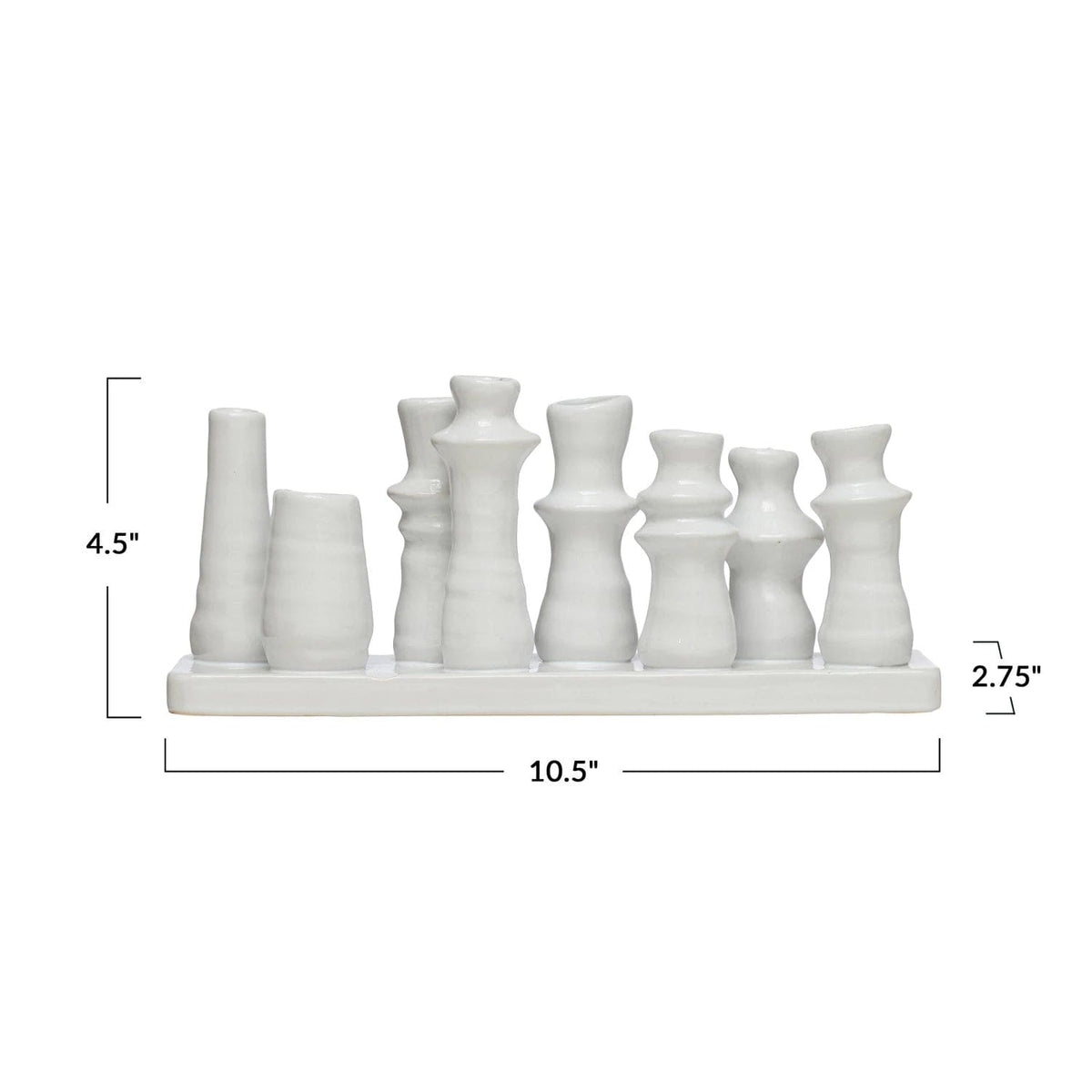 Bloomingville Bloomingville Stoneware Multi-Vase with 8 Sections - Little Miss Muffin Children & Home