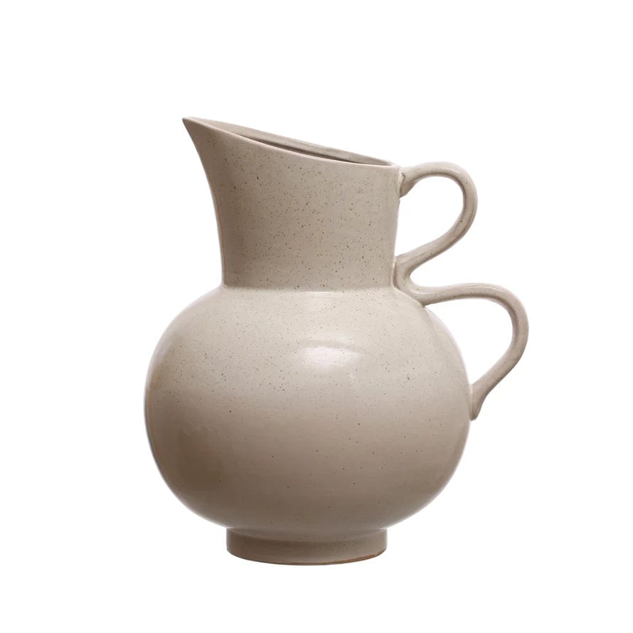 Bloomingville Bloomingville Stoneware Pitcher with Reactive Glaze - Little Miss Muffin Children & Home