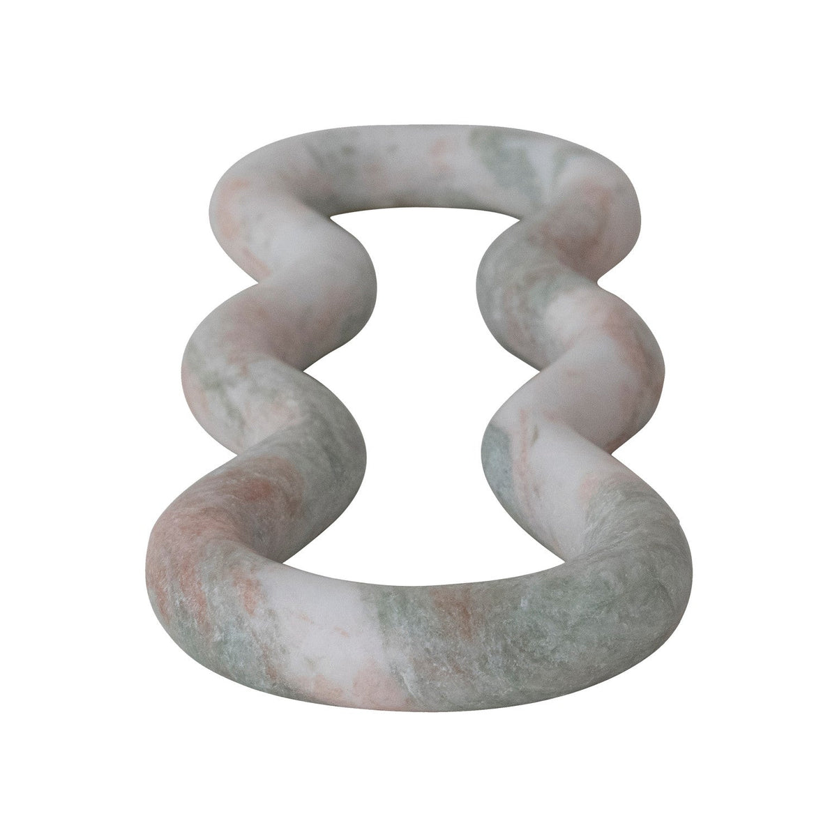 Bloomingville Green Melange Marble Organic Shaped Trivet (Each One Will Vary) - Little Miss Muffin Children & Home