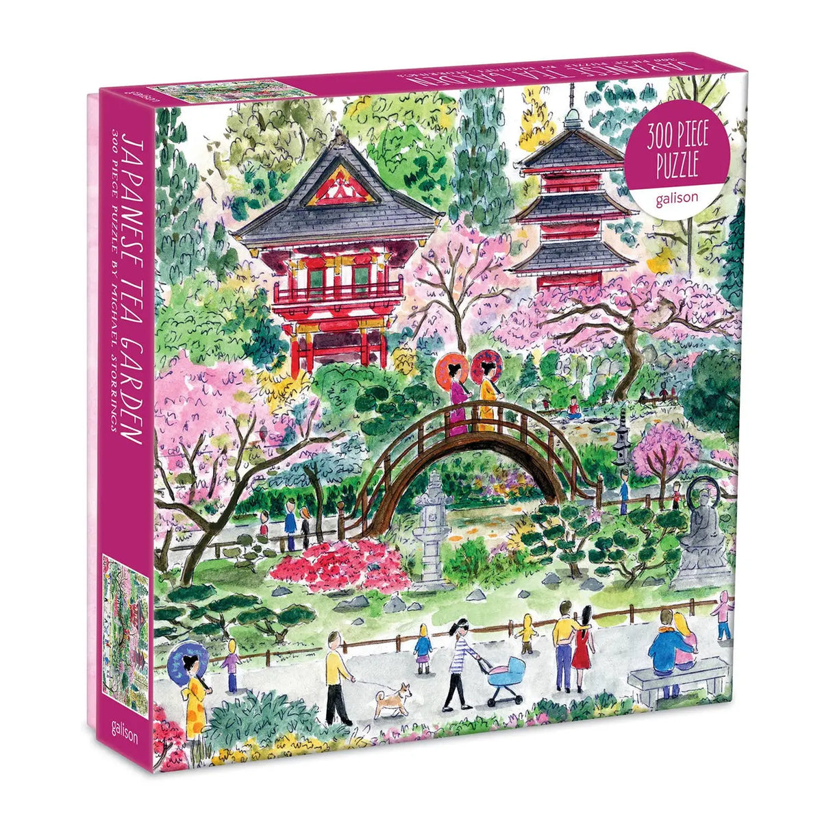 Chronicle Books Michael Storrings Japanese Tea Garden 300 Piece Puzzle - Little Miss Muffin Children & Home