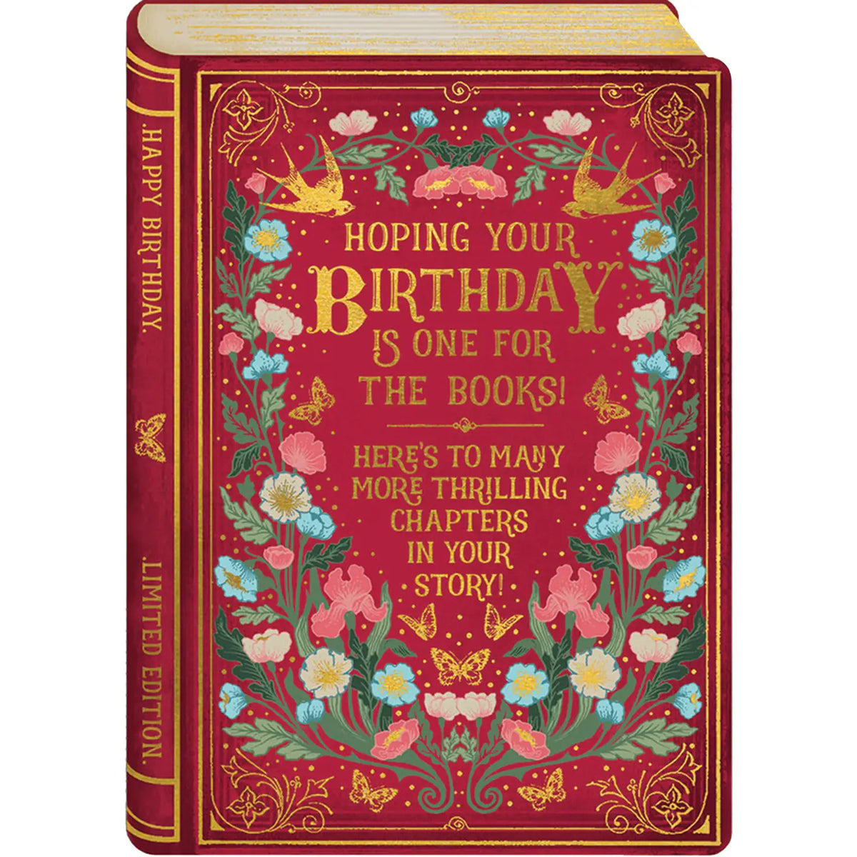 Notes & Queries Inc Storybook Birthday Chapters Greeting Card the Art File - Little Miss Muffin Children & Home