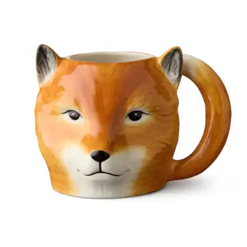 Certified International Winter Cabin 3D Woodland Animal Face 16oz Mug, 4 Available Styles - Little Miss Muffin Children & Home