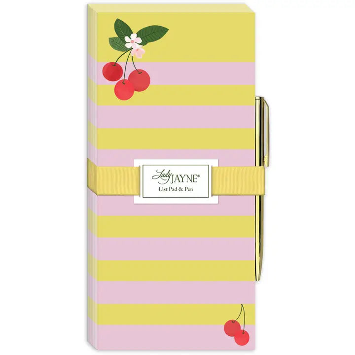 Lady Jayne Cherries Magnetic Notepad - Little Miss Muffin Children & Home