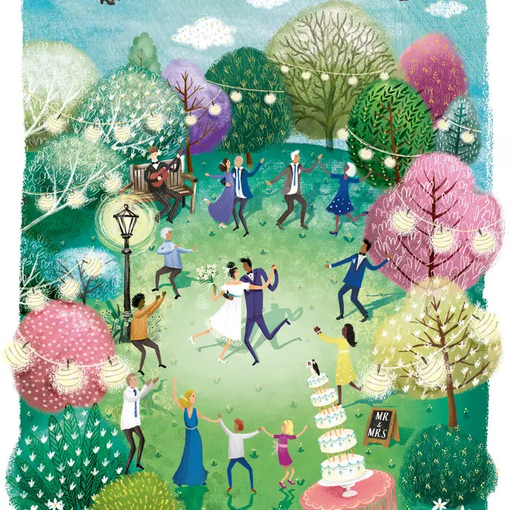 Notes & Queries Inc Wedding Celebration Greeting Card Ling - Little Miss Muffin Children & Home