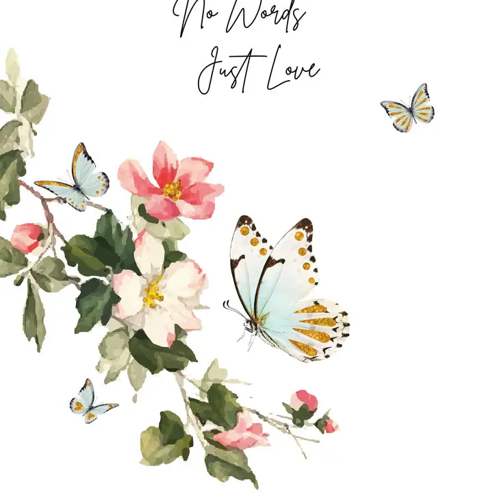 Notes & Queries Inc Thinking of You No Words Greeting Card Artige - Little Miss Muffin Children & Home