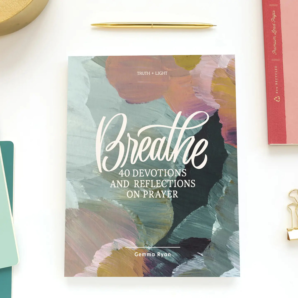 Paper Peony Press Breathe: 40 Days of Devotions and Reflections on Prayer - Little Miss Muffin Children & Home