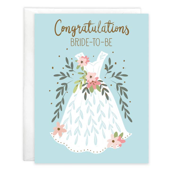 Gina B Designs Inc Wedding Dress Wedding Greeting Card - Little Miss Muffin Children & Home