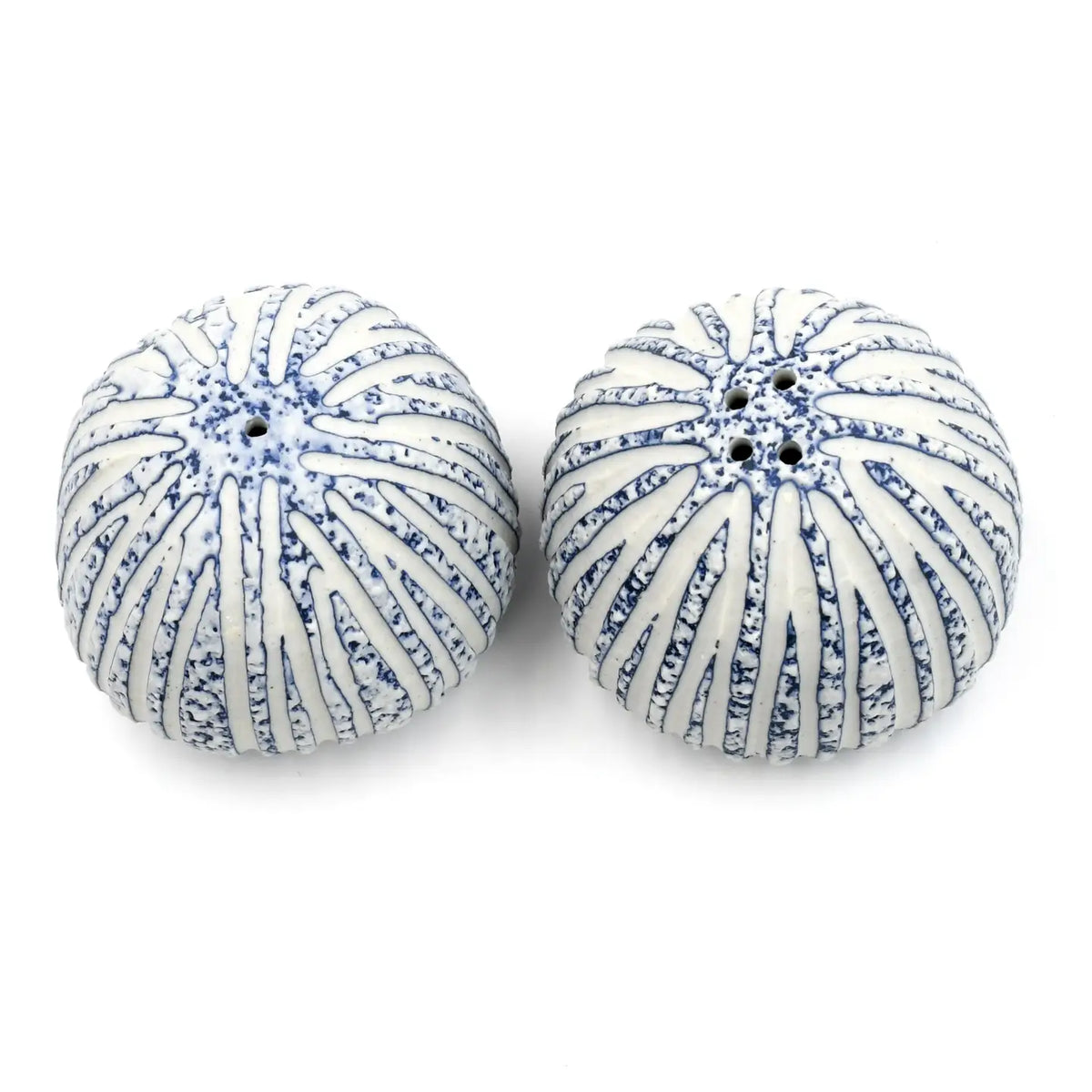 Art Floral Trading Pebble Handcrafted Porcelain Salt and Pepper Shaker Set - Little Miss Muffin Children & Home