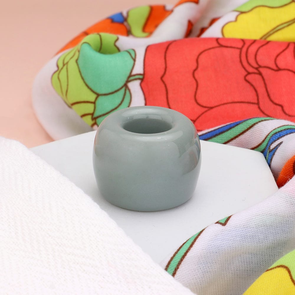 Sensibling Corp Round Shaped Solid Ceramic Toothbrush Holder/Pen Stand - Little Miss Muffin Children & Home