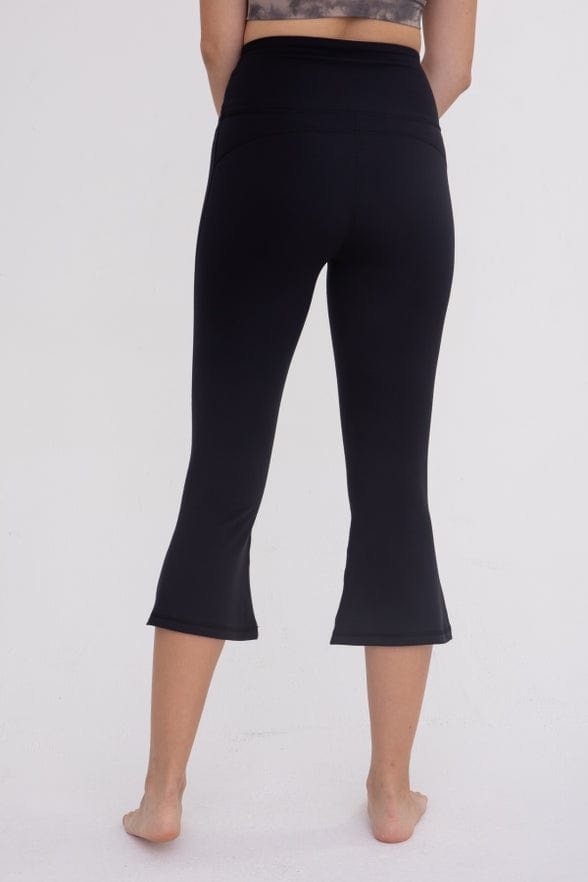 Mono B Mono B Essential Flared Capri Highwaist Leggings - Little Miss Muffin Children & Home