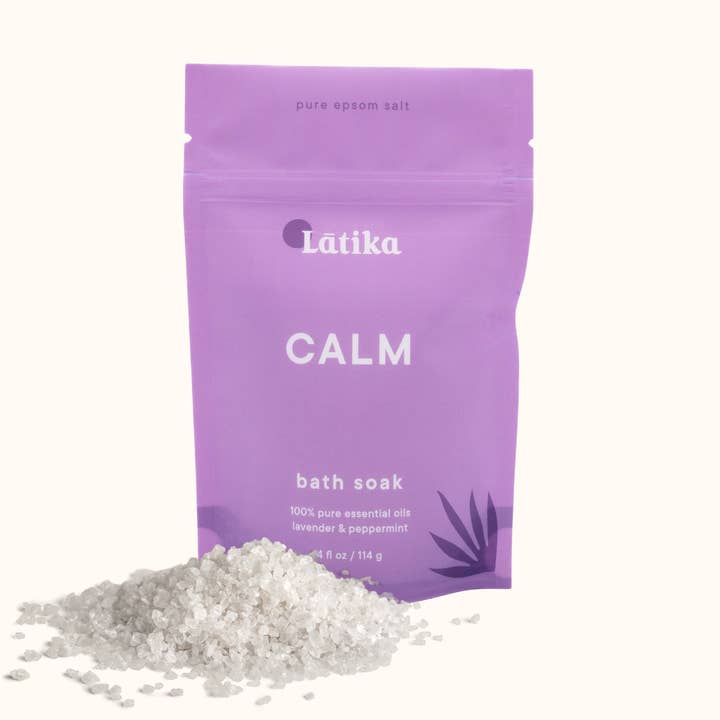 calm lavender bath soak