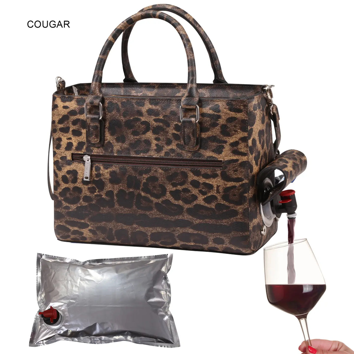 Primeware Cougar Insulated Wine Dispenser Safari Design Drink Purse - Little Miss Muffin Children & Home