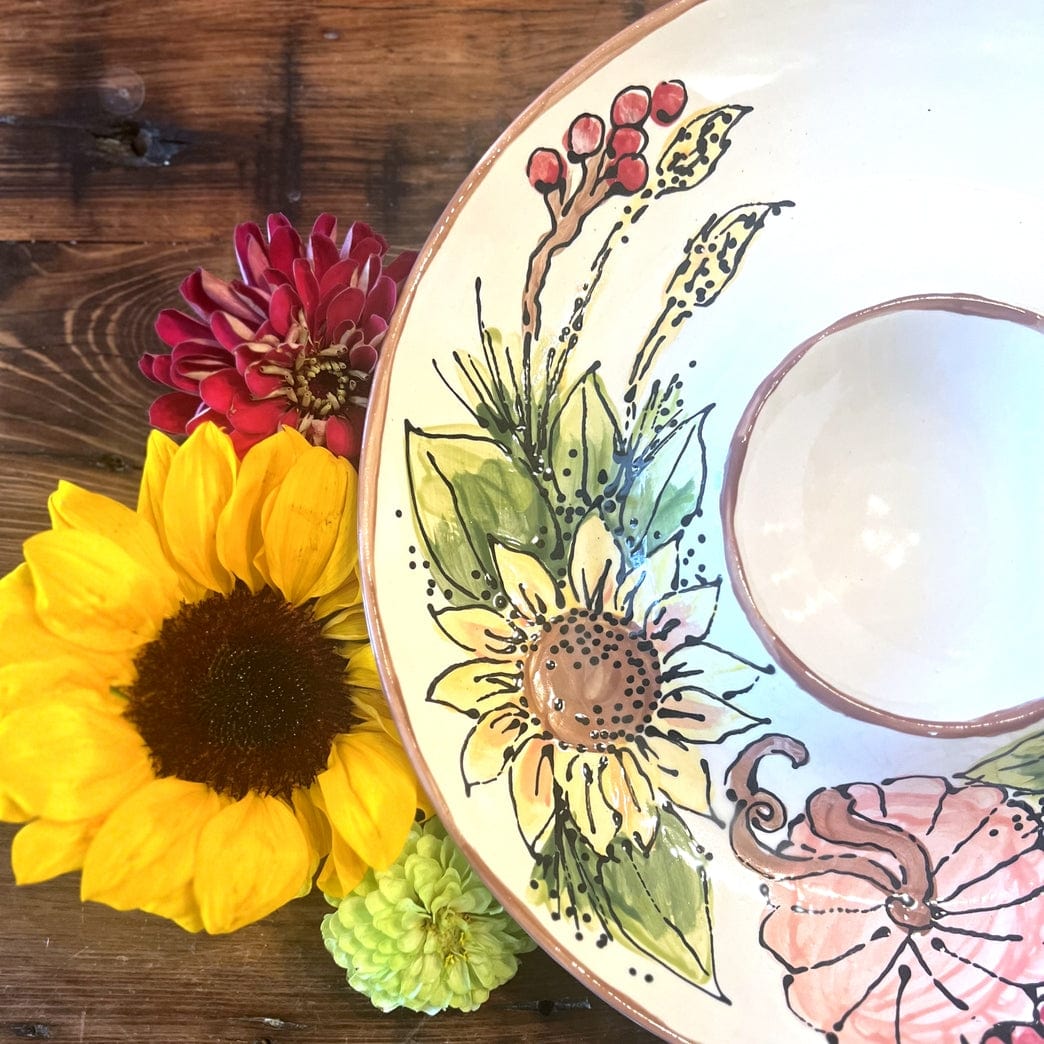 Magnolia Creative Co Fall Pumpkin Chip and Dip, styled for Thanksgiving