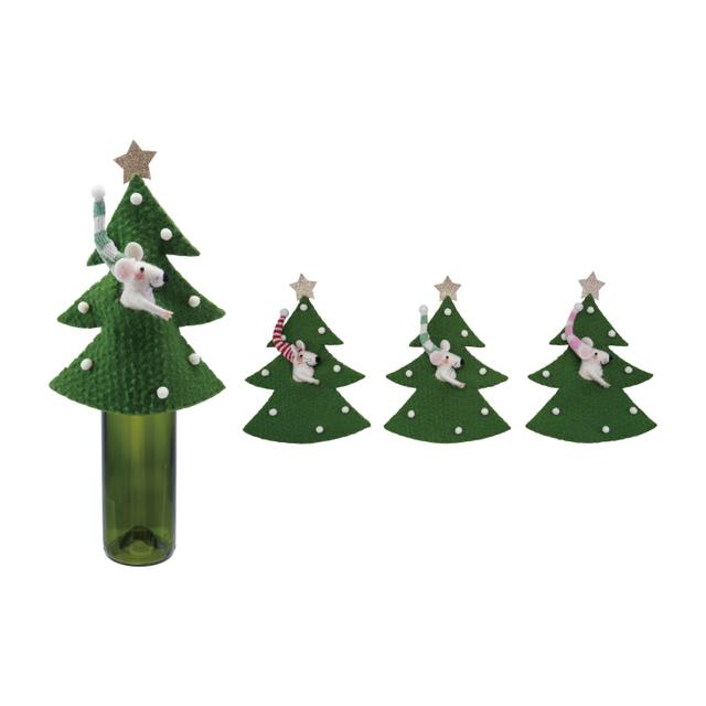 christmas bottle topper