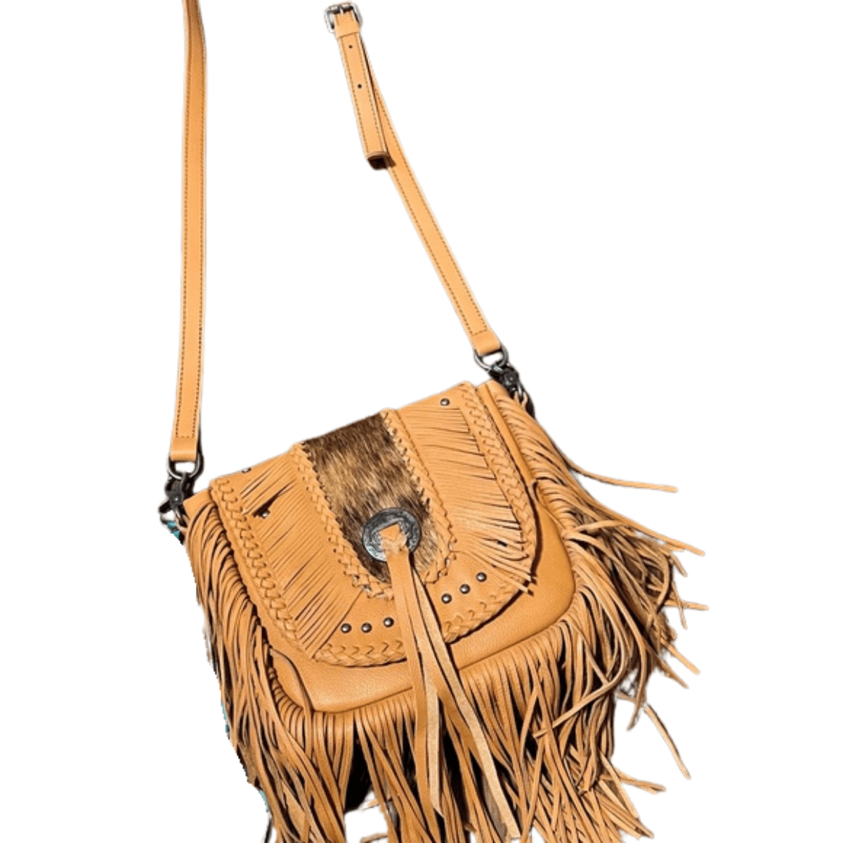 Montana West Genuine Leather Cowhide Bohemian Fringe Crossbody Bag - Little Miss Muffin Children & Home