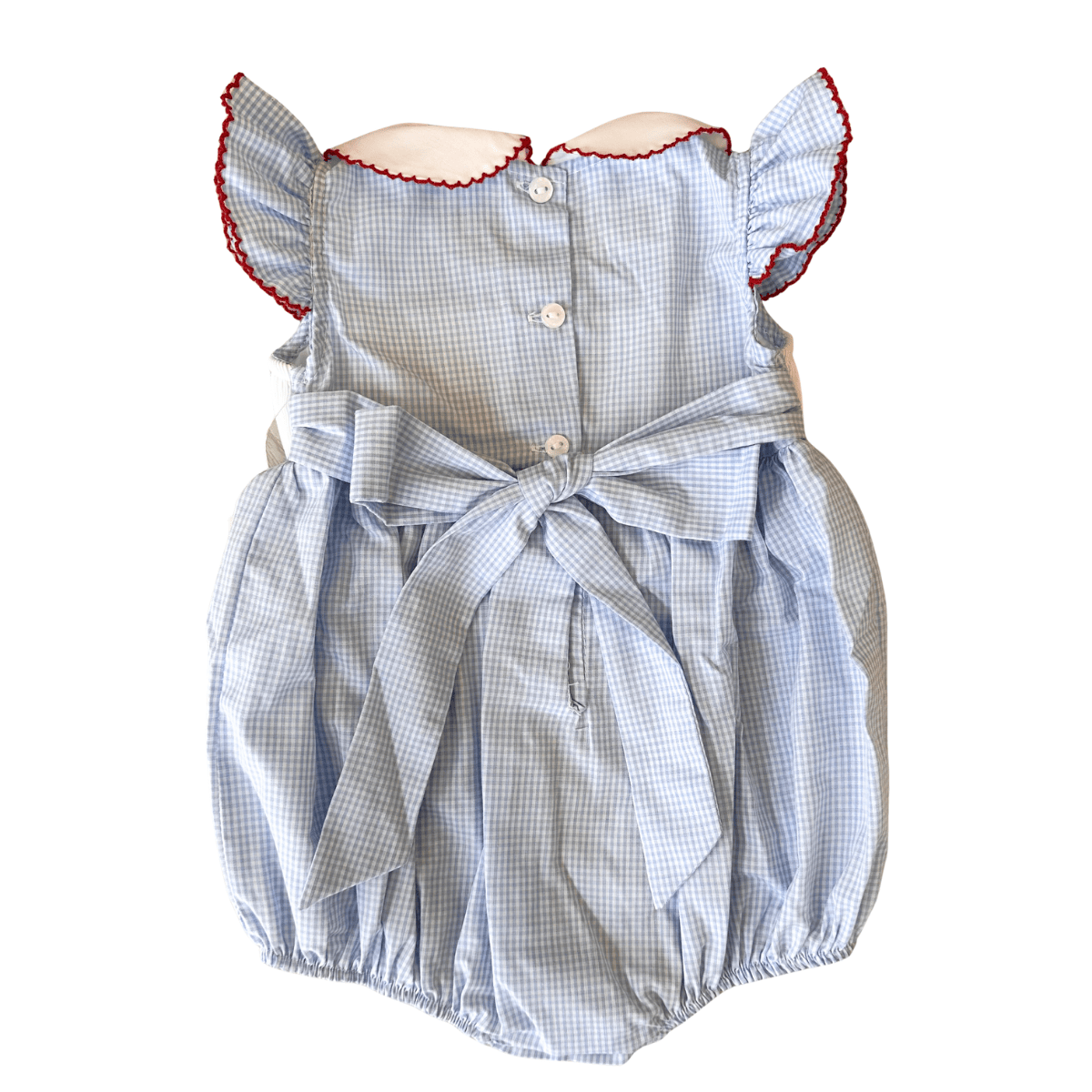 Lulu Bebe Crawfish Smocked Angel Sleeve Rosie Bubble - Little Miss Muffin Children & Home
