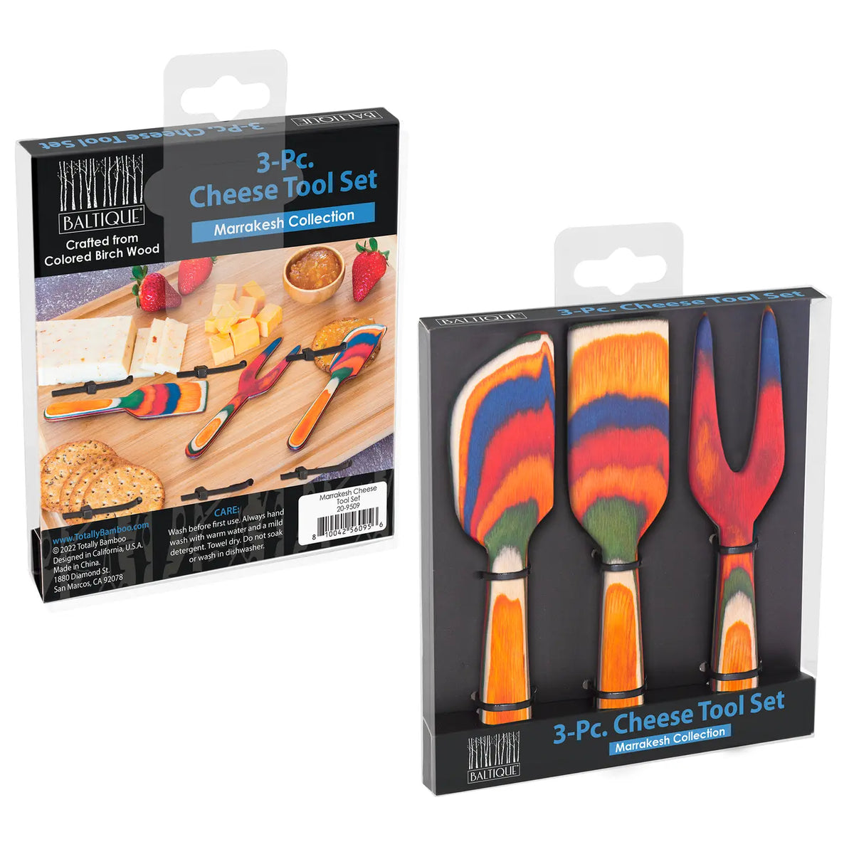 Totally Bamboo Baltique® Marrakesh Collection 3-Piece Cheese Tool Set - Little Miss Muffin Children & Home
