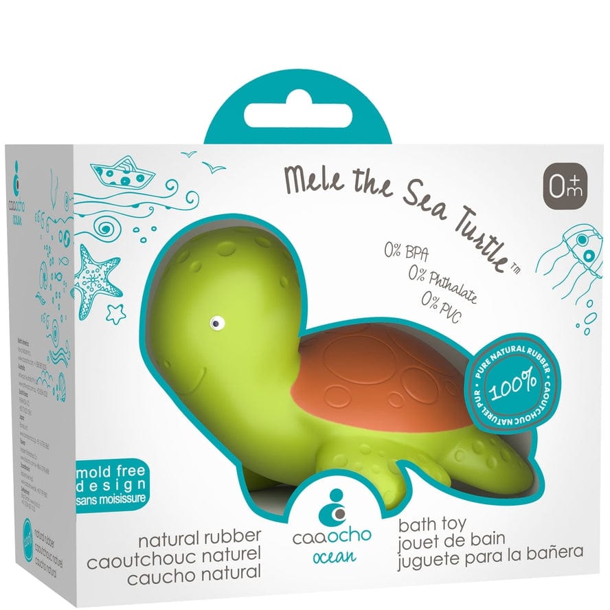 CaaOcho CaaOcho Mele the Sea Turtle Hole Free Bath Toy - Little Miss Muffin Children & Home