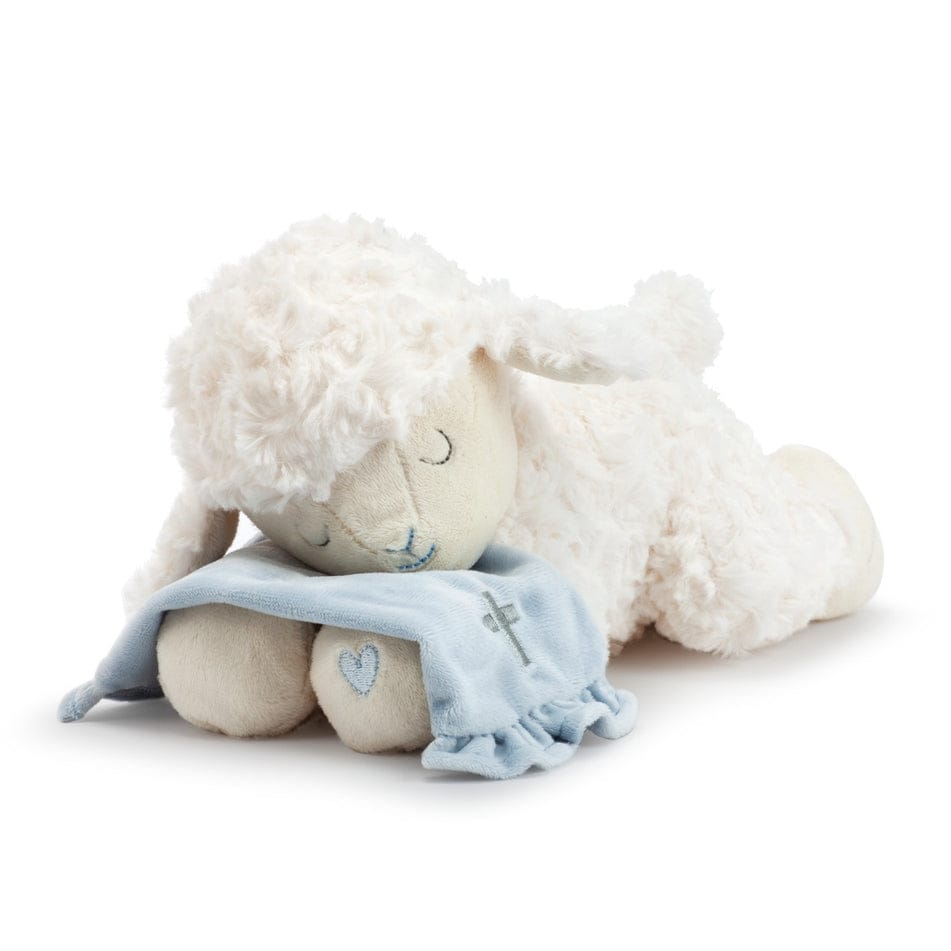 Demdaco Blue Goodnight Prayer Mechanical Lamb - Little Miss Muffin Children & Home