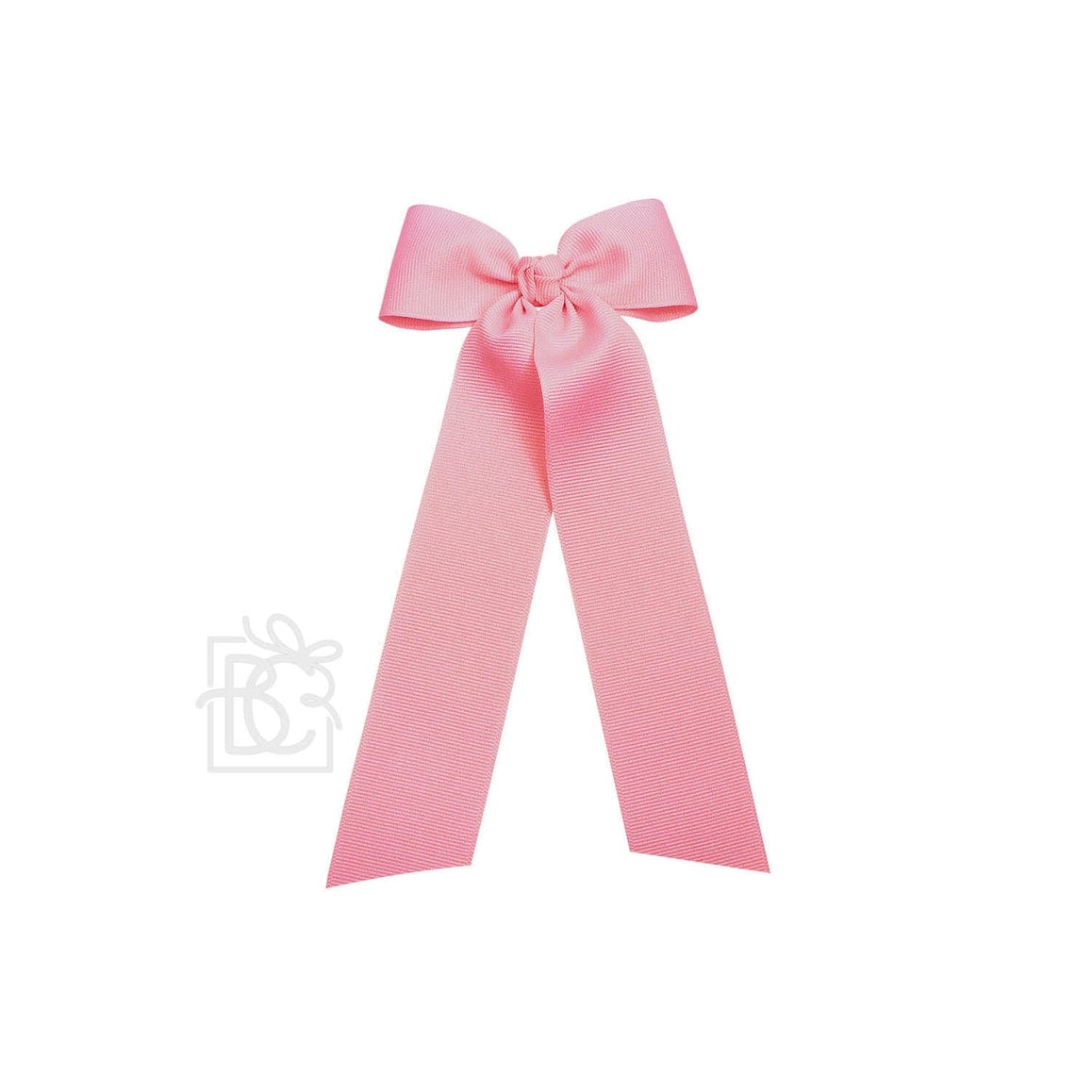 Beyond Creations Beyond Creations 4.5" Flat Bow with 7" Streamers on Alligator Clip in Hot Pink - Little Miss Muffin Children & Home