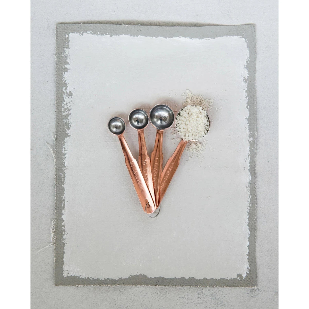 Creative Co-op Stainless Steel Measuring Spoons, 4PC Set - Little Miss Muffin Children & Home