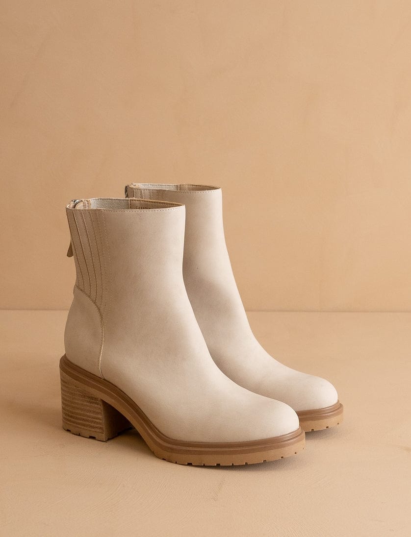 Oasis Society The Megan Lug Sole Chelsea Bootie in Light Grey - Little Miss Muffin Children & Home