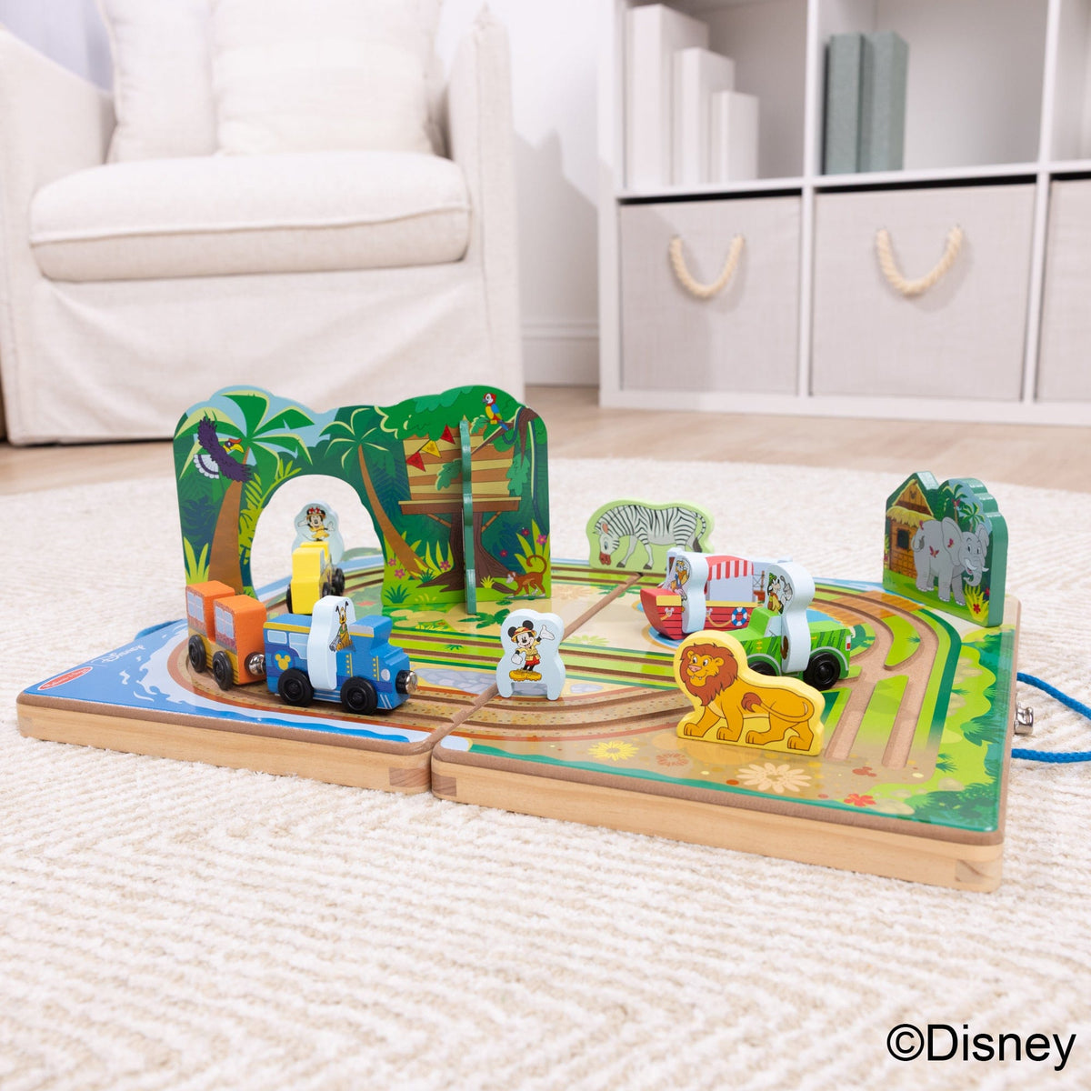 Melissa & Doug Disney Take-Along Safari Wooden Play Set - Little Miss Muffin Children & Home