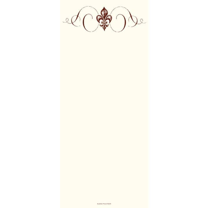 Alexa Pulitzer Alexa Pulitzer Fleur de lys scrolls Long Pad - Little Miss Muffin Children & Home