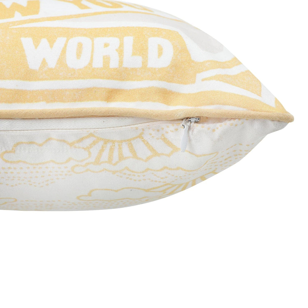Creative Co-Op Creative Co-op Love Will Follow You Cotton Lumbar Pillow - Little Miss Muffin Children & Home