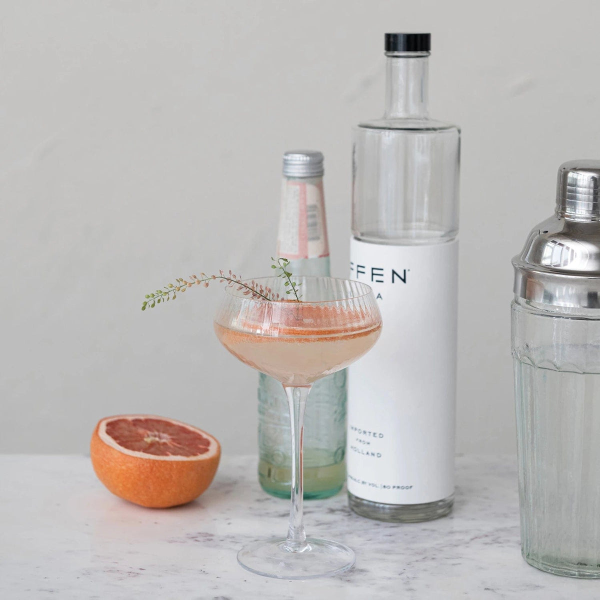 Creative Co-op Creative Co-op Glass Cocktail Shaker with Stainless Steel Top - Little Miss Muffin Children & Home