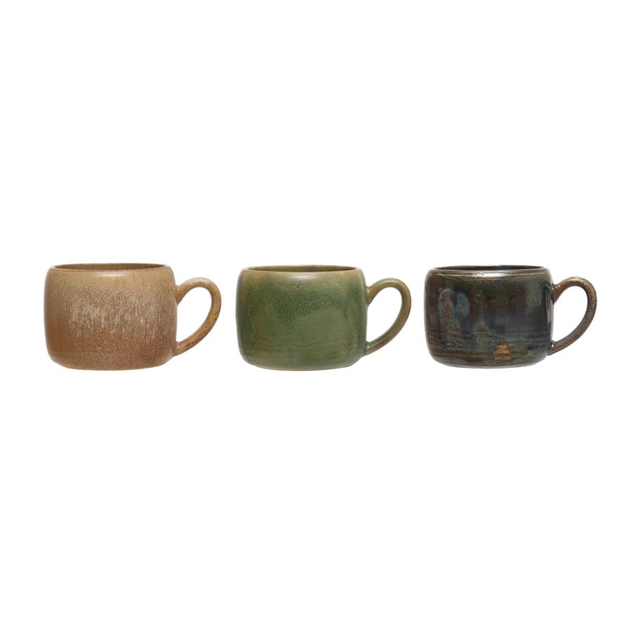 Creative Co-op Creative Co-op 14oz Stoneware Mug, 3 Colors (Each One Will Vary) - Little Miss Muffin Children & Home