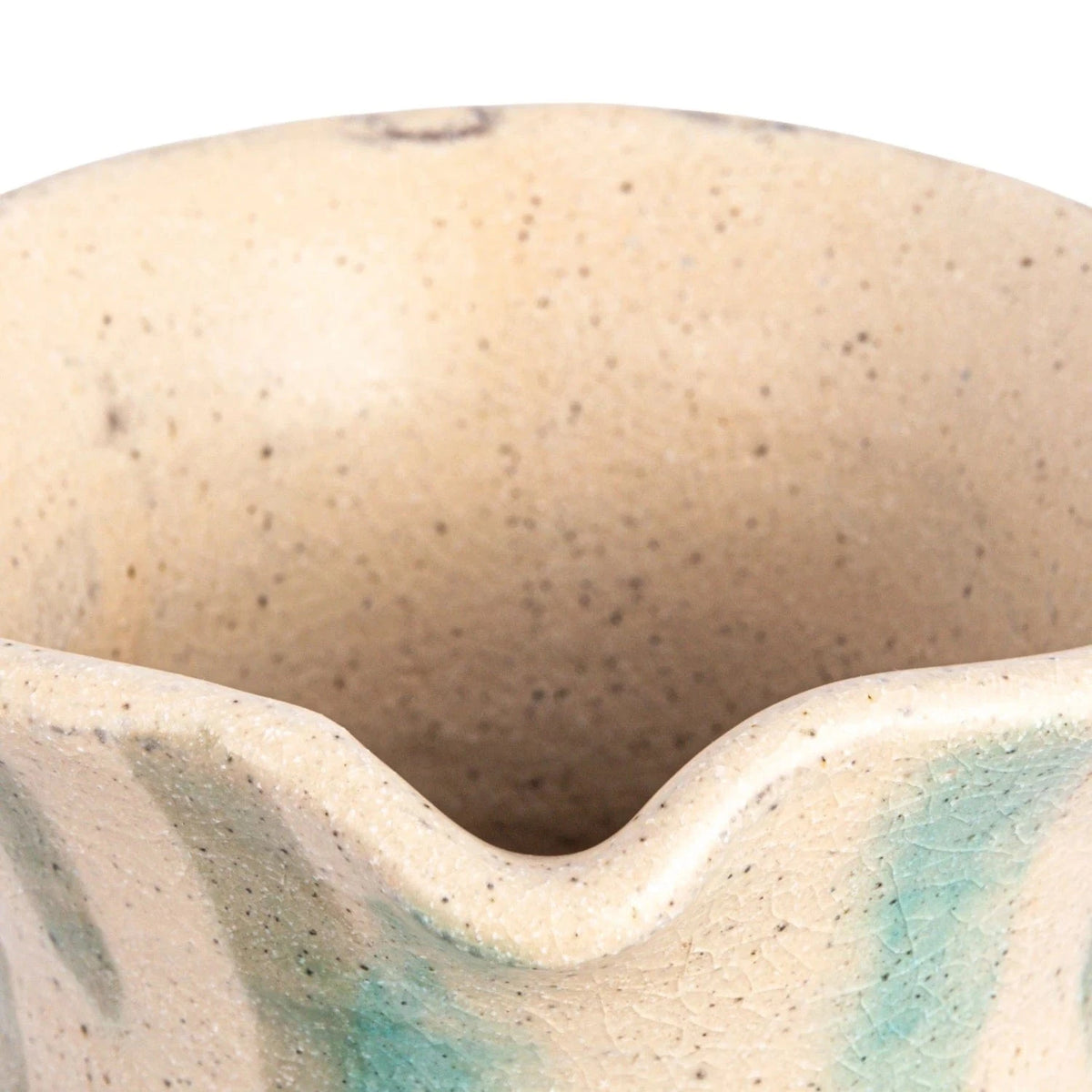 Creative Co-op 72 oz. Hand-Painted Terra-cotta Pitcher (Each One Will Vary) - Little Miss Muffin Children & Home