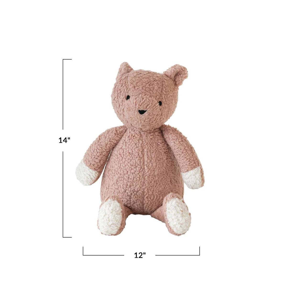 Creative Co-op Creative Co-op Cotton Sherpa Bear - Little Miss Muffin Children & Home