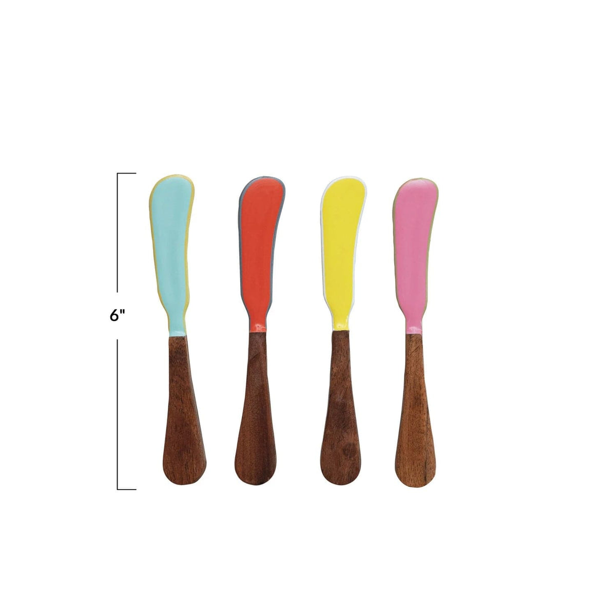 Creative Co-op Creative Co-op Handmade Enameled Canape Knife, Available in 4 Colors - Little Miss Muffin Children & Home