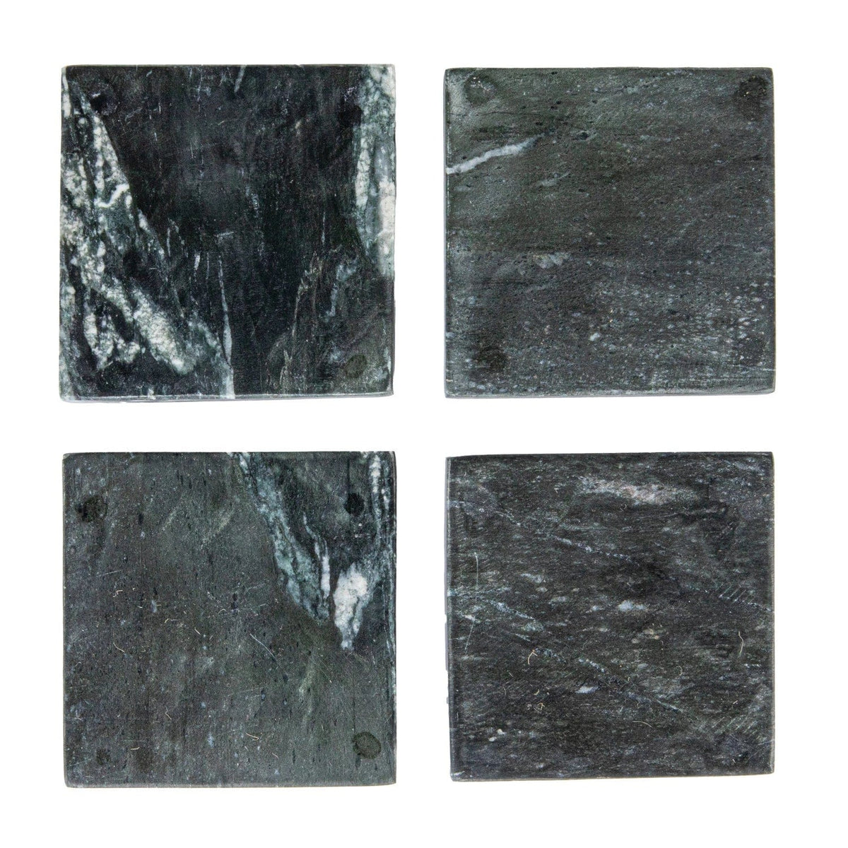 Creative Co-op Creative Co-op Marble Coasters, 4PC Set - Little Miss Muffin Children & Home