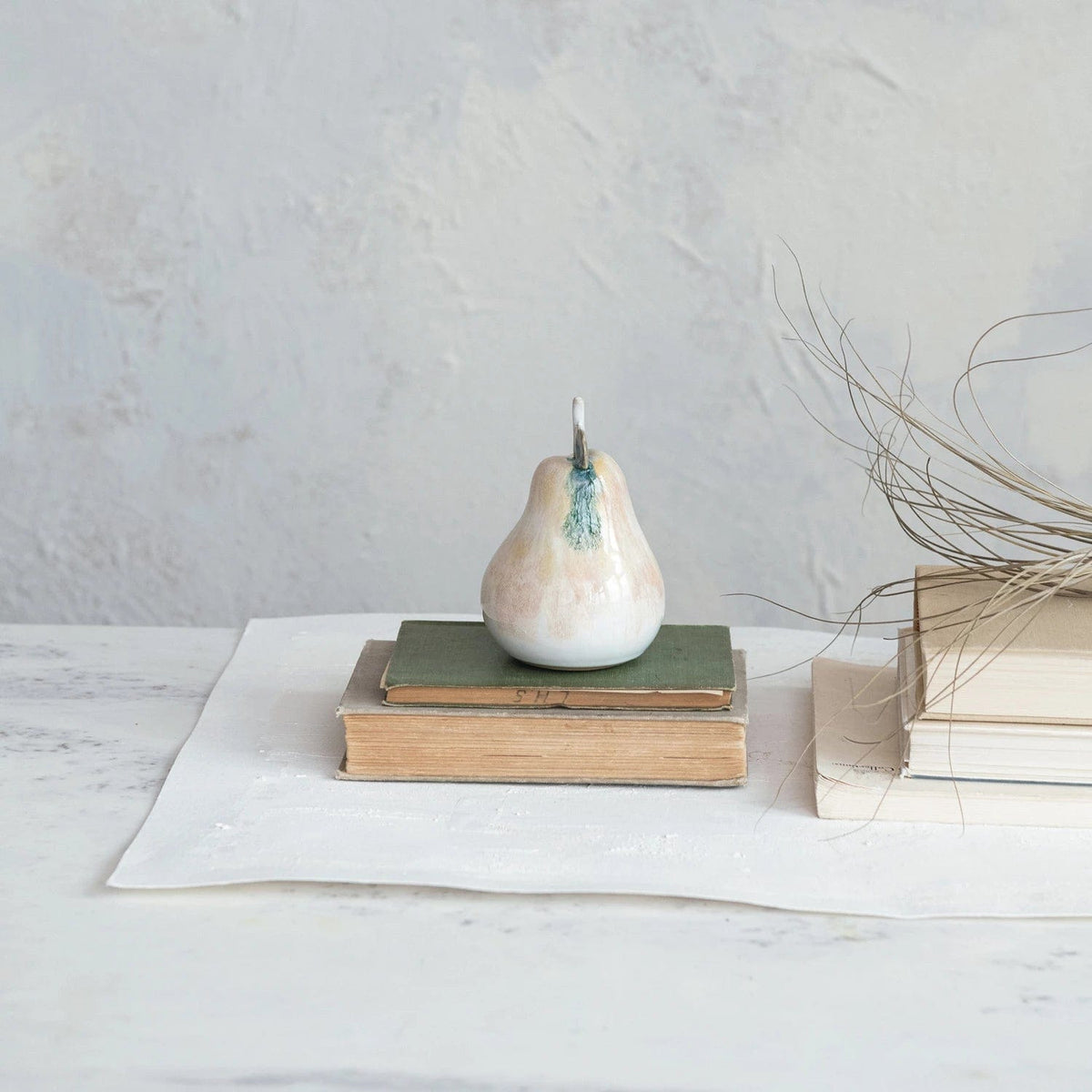 Creative Co-op Creative Co-op Reactive Glaze Stoneware Pear (Each One Will Vary) - Little Miss Muffin Children & Home
