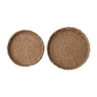 Creative Co-op Decorative Seagrass Tray with Scalloped Edges, 2 Available Sizes - Little Miss Muffin Children & Home