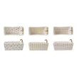Creative Co-op Hand-Painted Stoneware Bathtub Shaped Soap Dish with Pattern, 3 Styles Available - Little Miss Muffin Children & Home