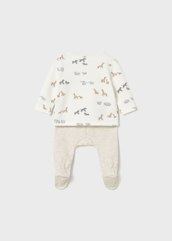 baby boys two piece dino set