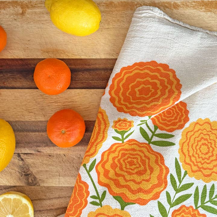 The Neighborgoods Marigold Tea Towel - Little Miss Muffin Children & Home