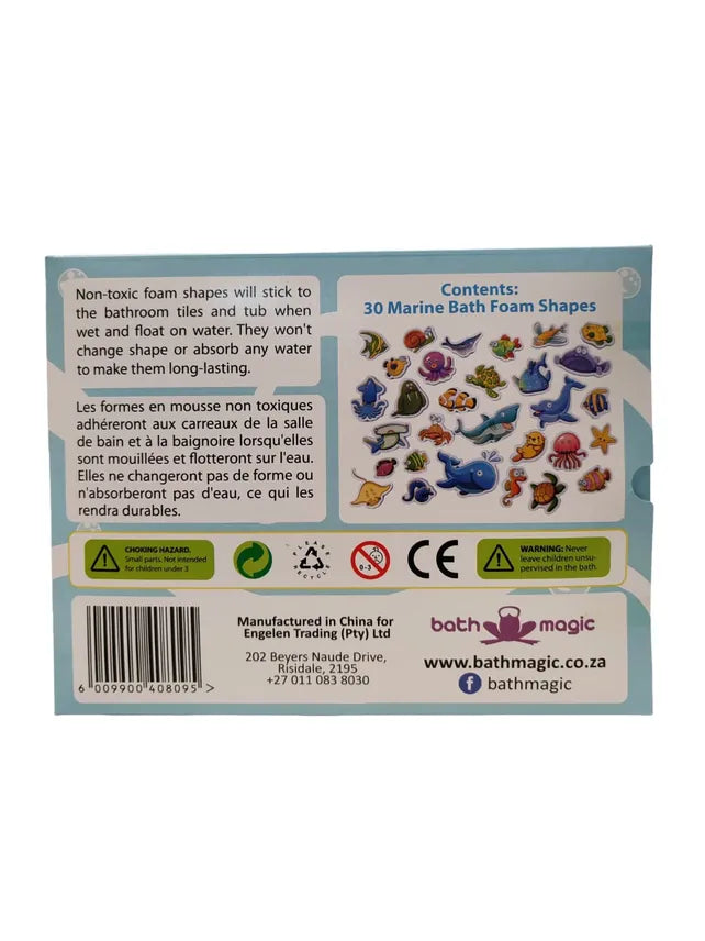 Firefox Toys Fizzles Marine Animal Sticky Bath Critters, 30 Piece Set - Little Miss Muffin Children & Home
