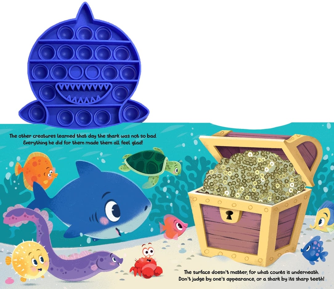 Little Hippo Books Little Shark - Your Sensory Fidget Friend - Little Miss Muffin Children & Home