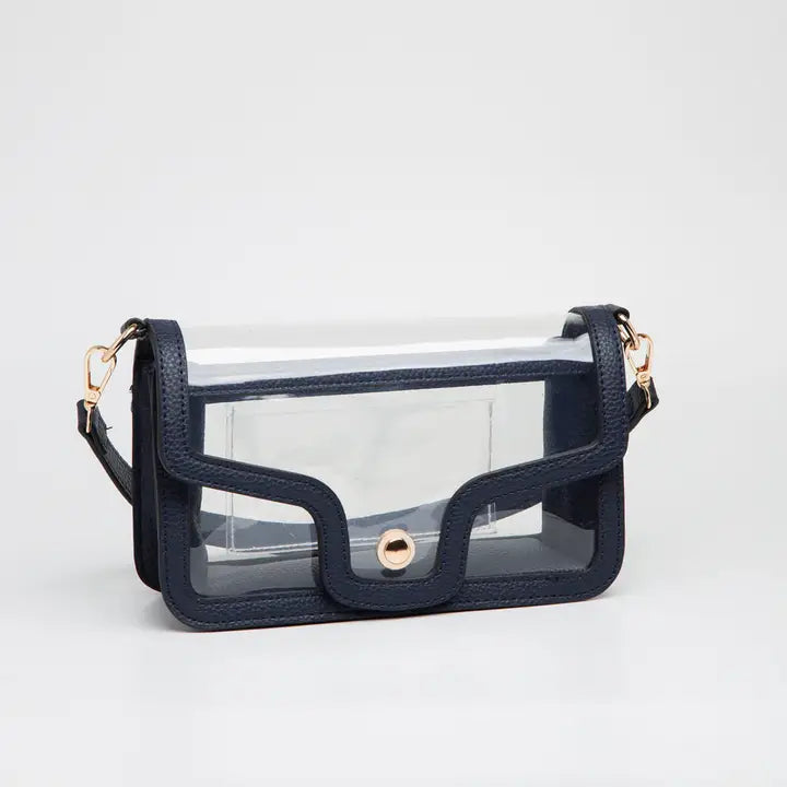 MiMi Handbags Nina Clear Gameday Shoulder Bag, 6 colors Available - Little Miss Muffin Children & Home