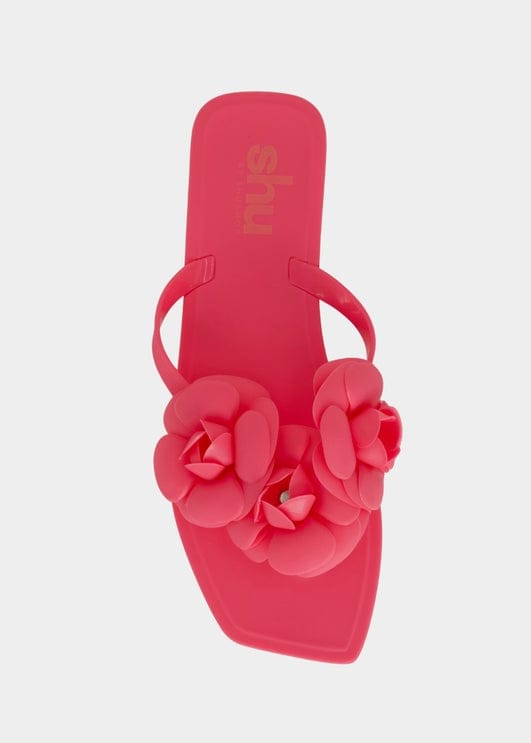 Shu By Shushop Dahlia Jelly Flower Thong Flat Sandal - Little Miss Muffin Children & Home